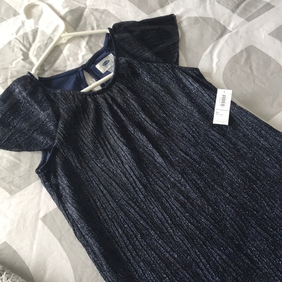 Old Navy Other - Girls Navy Blue Sparkle Dress